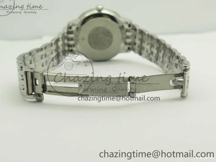 0227 BestValue De Ville Prestige Ladies 32.7mm SS MKF 1:1 Best Edition White Dial SS Markers on SS Bracelet MIYOTA 7971